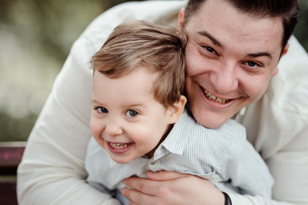 Séance photo en famille à l'Orangerie de Strasbourg