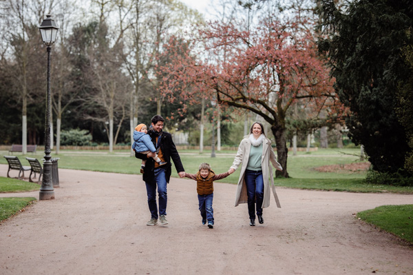 Shooting photos à l'Orangerie à Strasbourg en famille