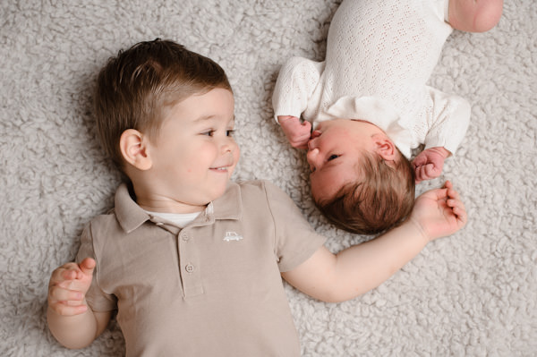 Séance photos de naissance au studio