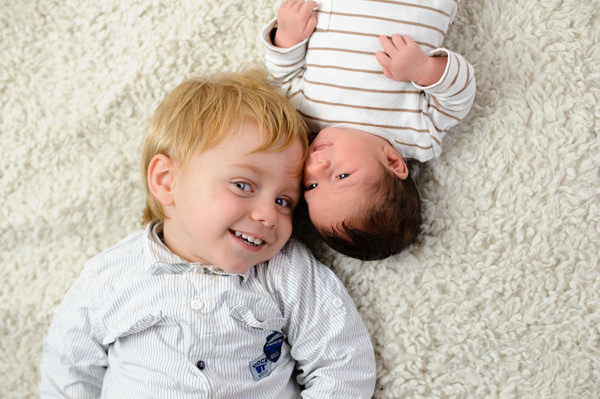 Séance photos de naissance au studio