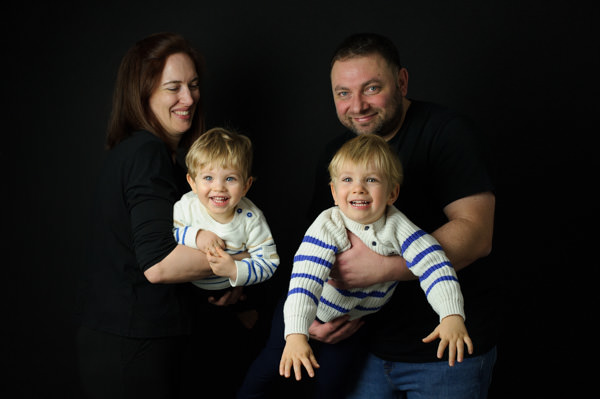 Séance photos de naissance au studio
