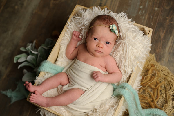 Séance photos de naissance au studio