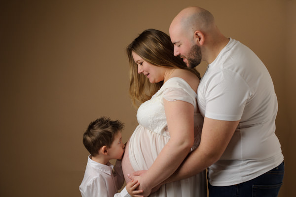 Séance photos de naissance au studio