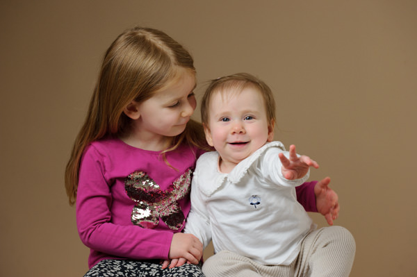 Séance photos de famille au studio