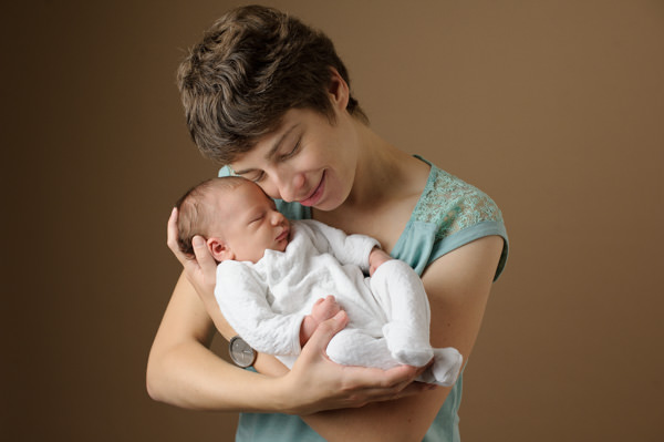 Séance photos de naissance au studio
