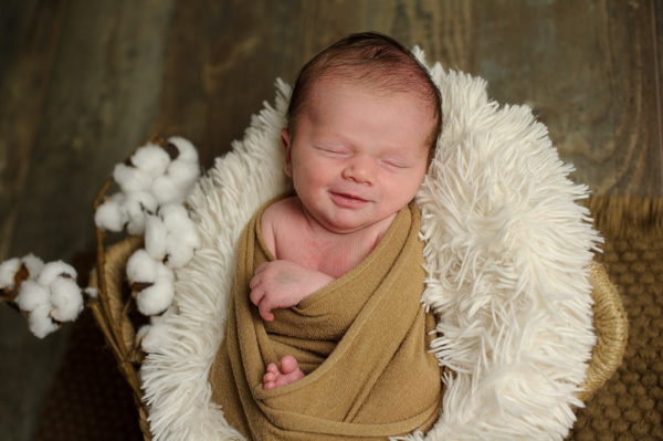 Séance photos de naissance au studio