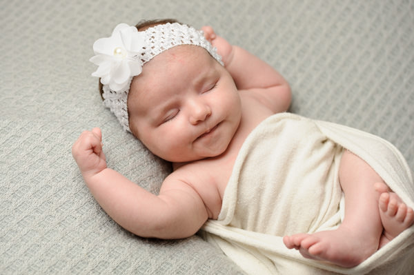 Séance photos de naissance au studio