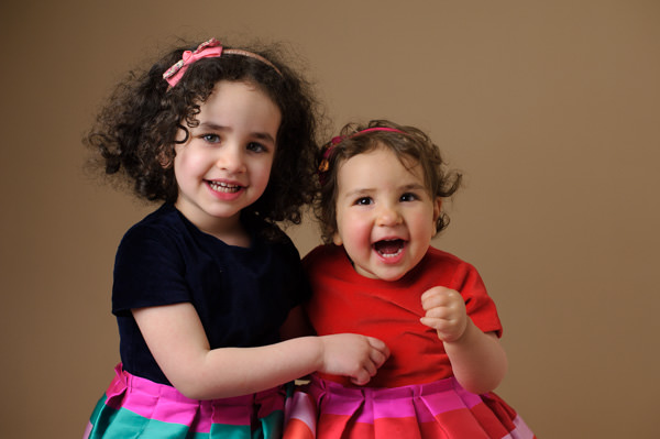 Séance photos de famille au studio