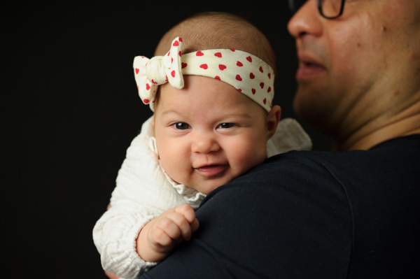 Séance photos de bébé au studio