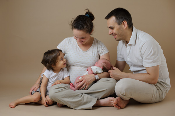 Shooting photos de bébé au studio