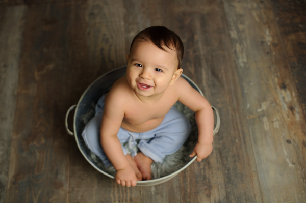 Séance photos mère-fils au studio