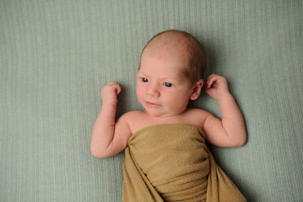 Séance photos de naissance au studio