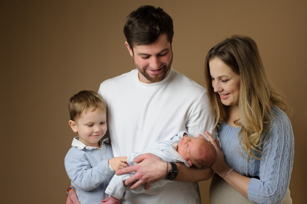 Séance photos de naissance au studio