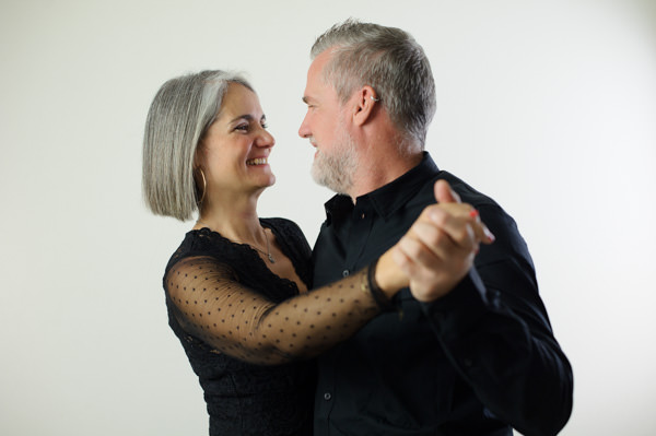 Séance photos de couple au studio