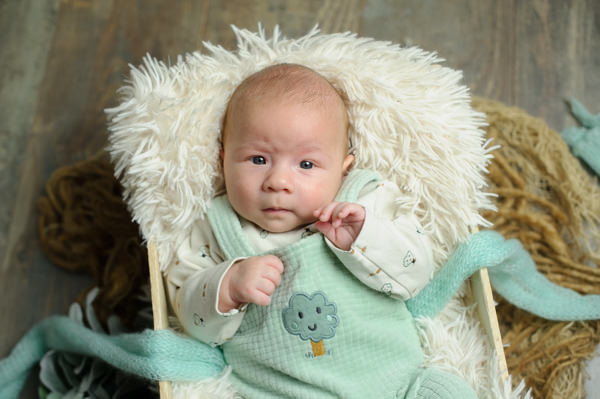 Séance photos de naissance au studio