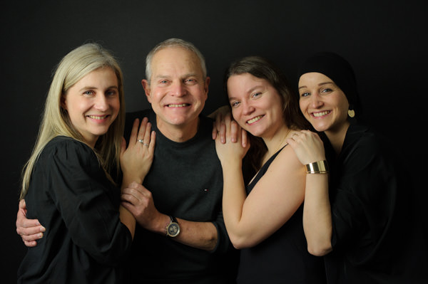 Séance photos de famille au studio