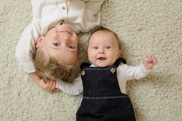 Séance photos de famille au studio