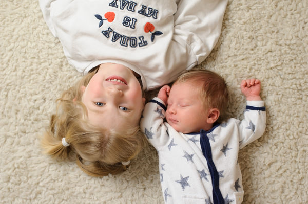 Séance photos de naissance au studio