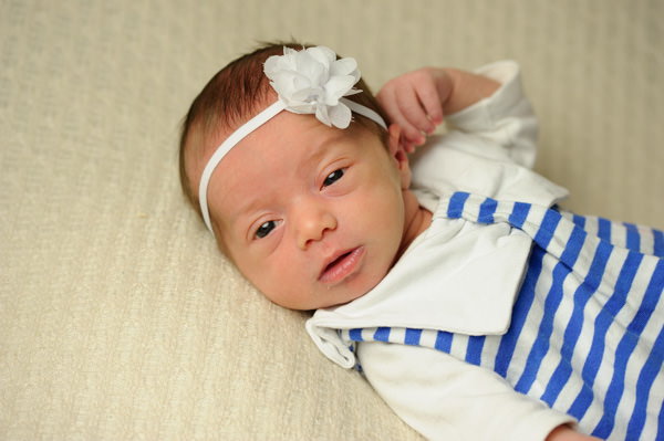 Séance photos de naissance au studio