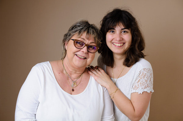 Séance photos de famille au studio